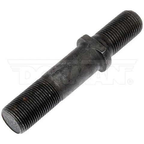 Automann E-5876L round collar shoulder stud for wheel end applications, shown in close-up image.