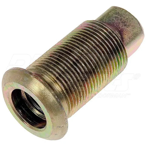 Automann E-7898L inner cap nut for wheel end assembly, shown in black with threaded interior, close-up view of the automotive part.