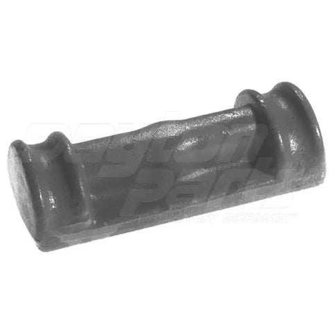 Automann E112-Fruehauf cast top plate for suspension, showing the metal component with bolt holes and sturdy construction.