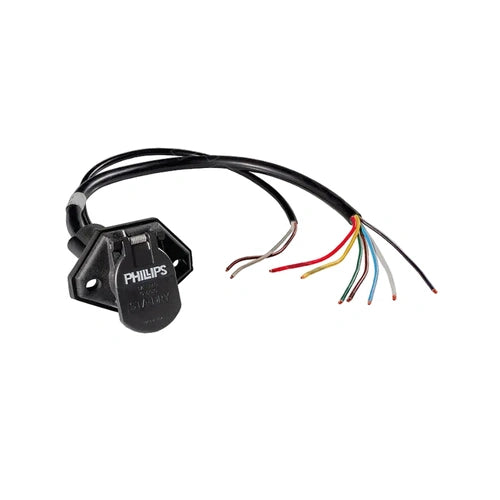 Automann PHI70-7201-024 trailer harness main harness with Phillips connector, used for trailer wiring and electrical connections