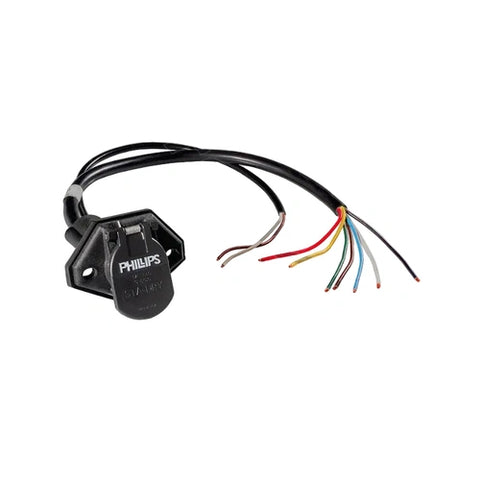 Automann PHI70-7201-024 trailer harness main harness with Phillips connector, used for trailer wiring and electrical connections