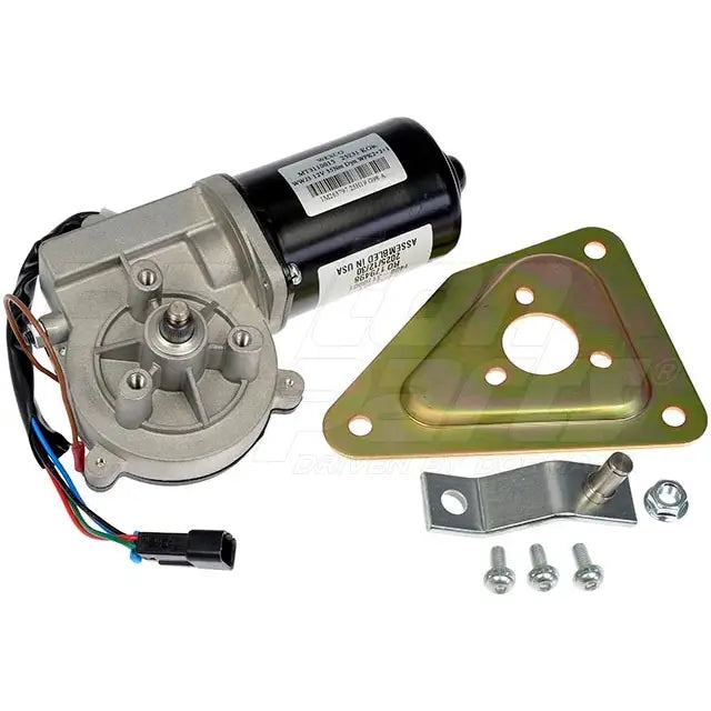 Dayton 602-9240M heavy duty windshield wiper motor with black housing and mounting shaft