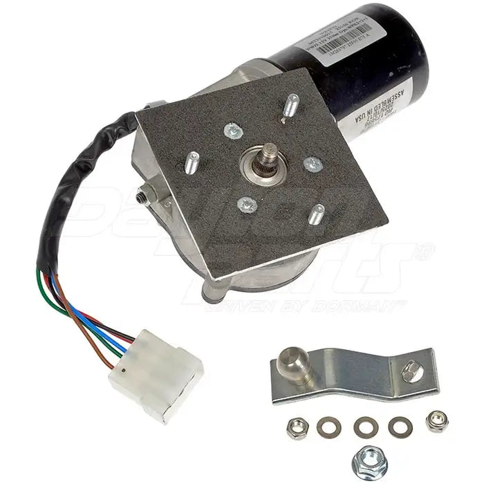 Dayton 602-9241M heavy duty windshield wiper motor with black housing and mounting bracket