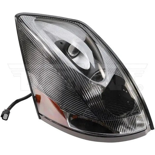 Dayton heavy duty headlight with durable casing, designed for robust lighting applications, shown in the product image.