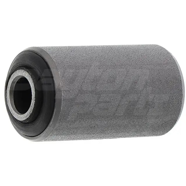 Pair of Dayton RB-127 leaf spring bushings, silent block rubber components for vehicle suspension, shown in the product image.