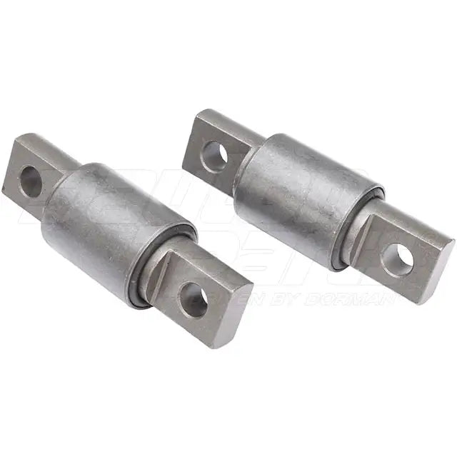Dayton RB-205 leaf spring bushing kit with two rubber bushings for vehicle suspension replacement.