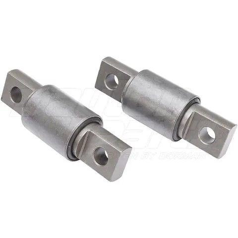 Dayton RB-205 leaf spring bushing kit with two rubber bushings for vehicle suspension replacement.