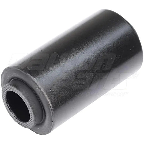 Dayton RB-218 leaf spring bushing showing a cylindrical rubber and metal component for vehicle suspension.