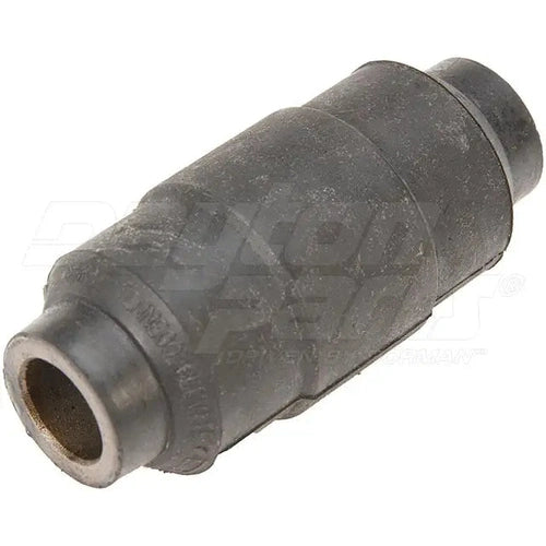 Dayton RB-236 leaf spring bushing with metal sleeve for vehicle suspension, shown in a close-up image.