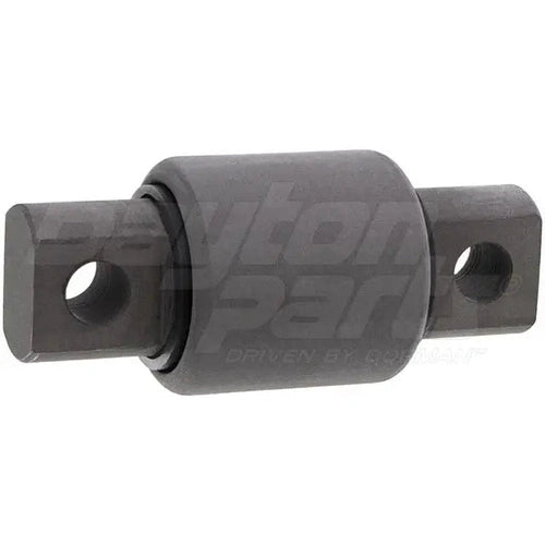 Dayton RB-259 leaf spring bushing shown in black rubber with metal inner sleeve for vehicle suspension.