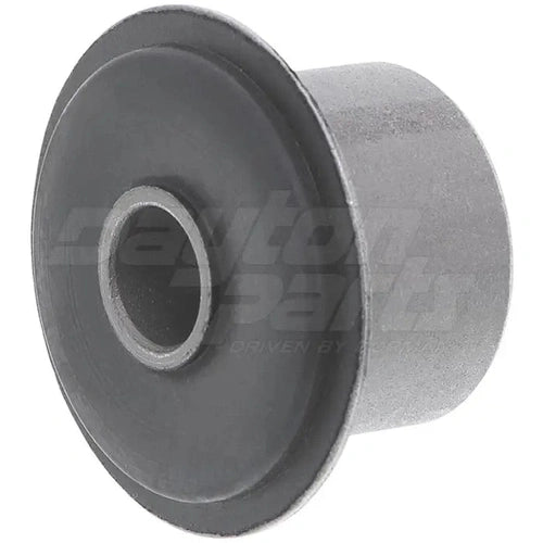 Dayton RB-260 leaf spring bushing set with two black rubber bushings for vehicle suspension.