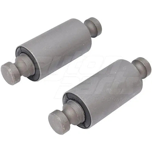 Dayton RB-263 leaf spring bushing pair showing rubber bushings for vehicle leaf spring suspension.