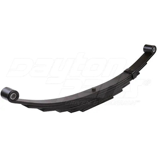 Dayton US-1019 utility leaf spring with 1 3/4-inch eye-to-eye ends, designed for heavy-duty applications.