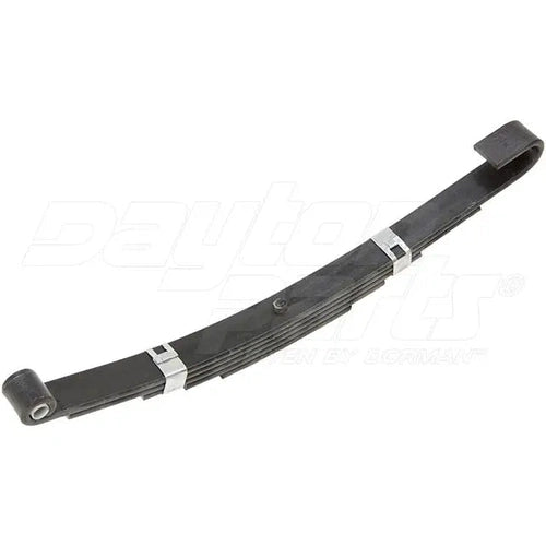 Dayton US-2022 Utility leaf spring with 1 3/4-inch eye and loop for heavy-duty suspension or industrial use.