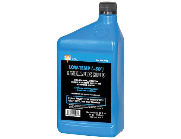 1307005 -Buyers- SAM Low-Temperature Blue Hydraulic Fluid (1 Quart Bottle) - Nick's Truck Parts
