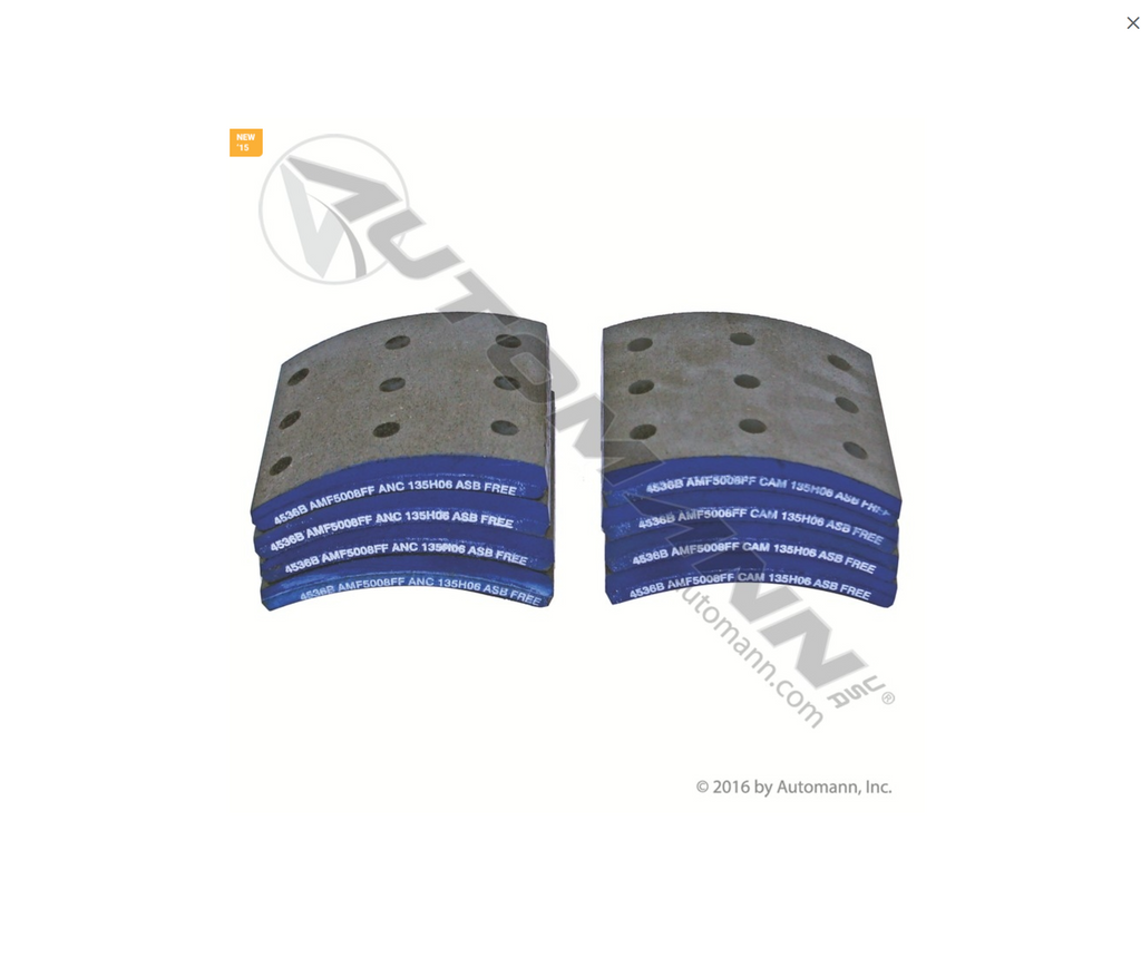 140.4536B.50 - Brake Lining - Nick's Truck Parts