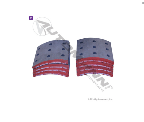 140.4536E.30- Brake Lining - Nick's Truck Parts