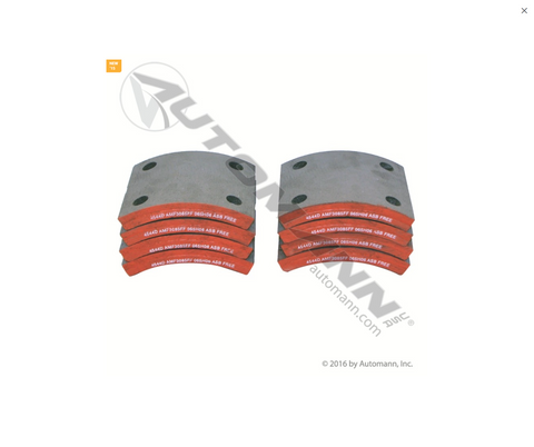 140.4544.30 - Brake Lining - Nick's Truck Parts