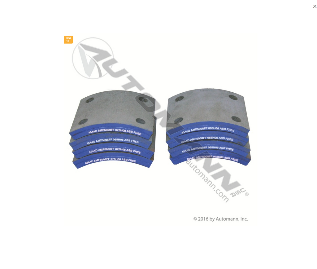 140.4544.50- Brake Lining - Nick's Truck Parts