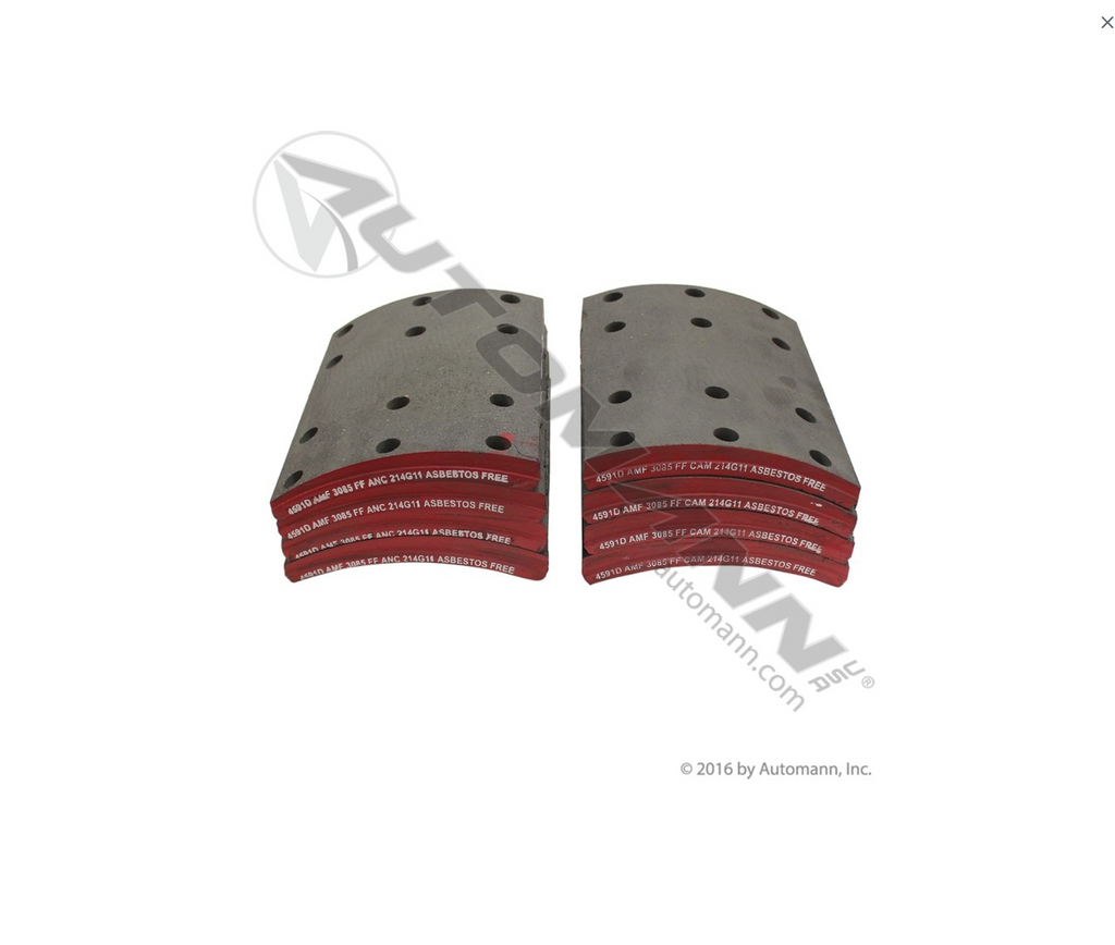 140.4591.30 - Brake Lining - Nick's Truck Parts