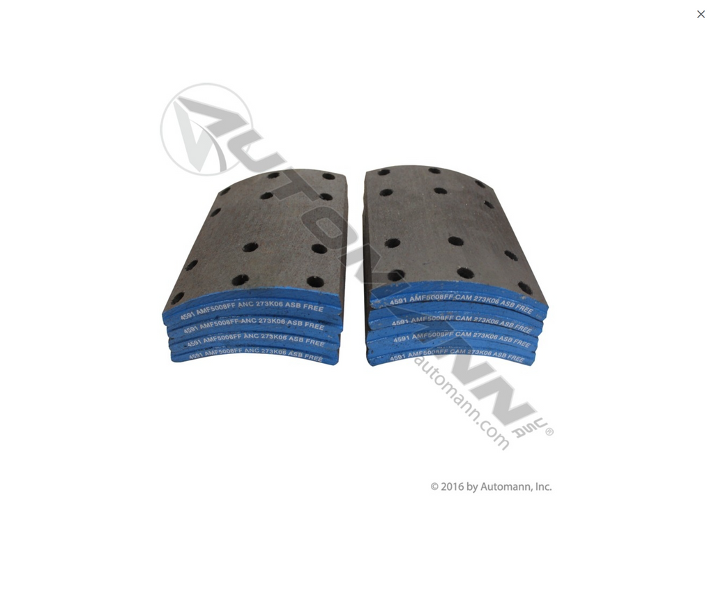 140.4591.50 - Brake Lining - Nick's Truck Parts