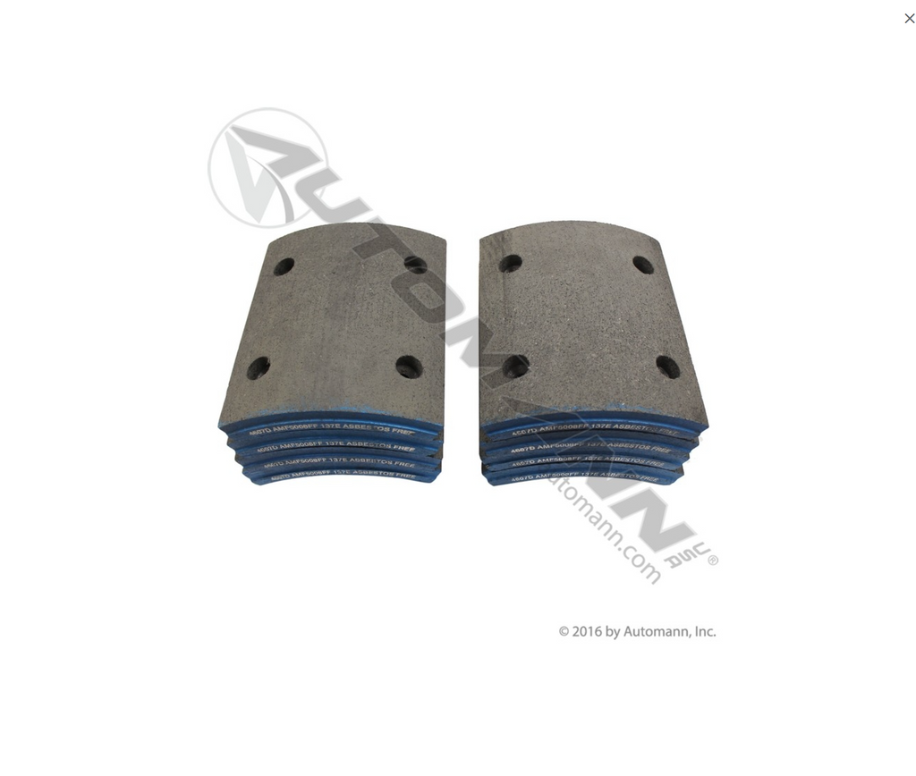 140.4607.50 - Brake Lining - Nick's Truck Parts