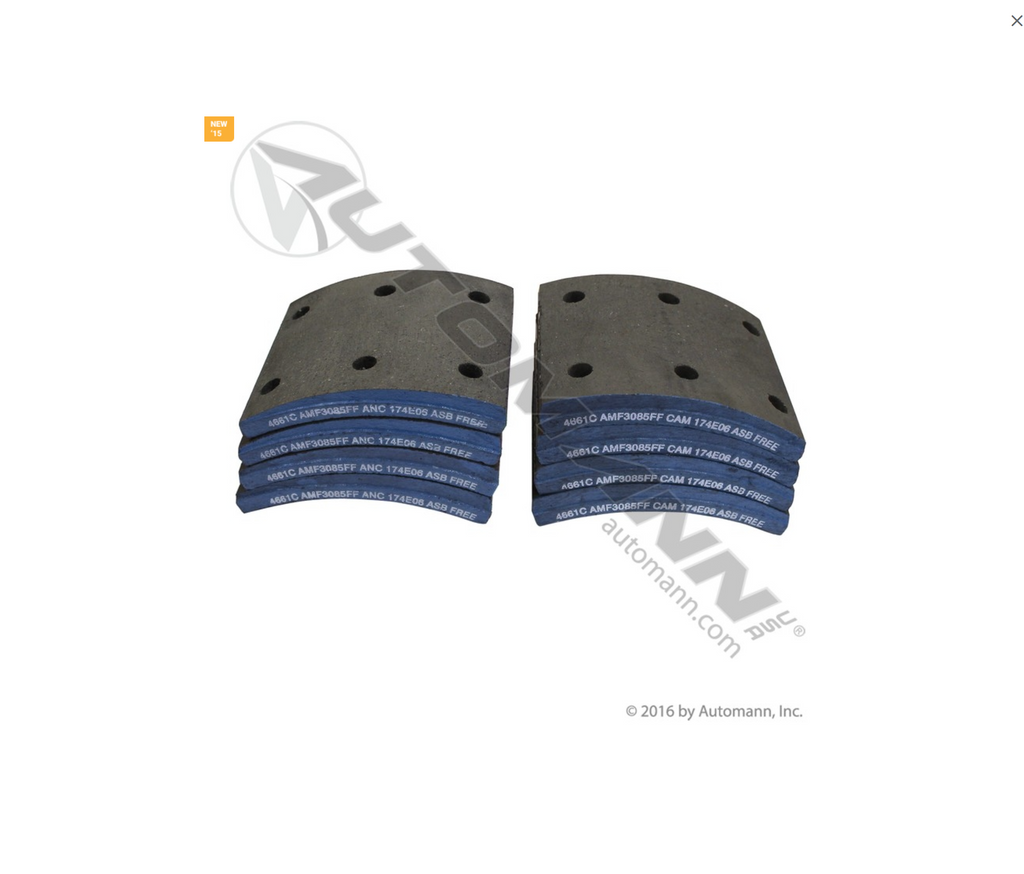 140.4661C.50 - Brake Lining - Nick's Truck Parts