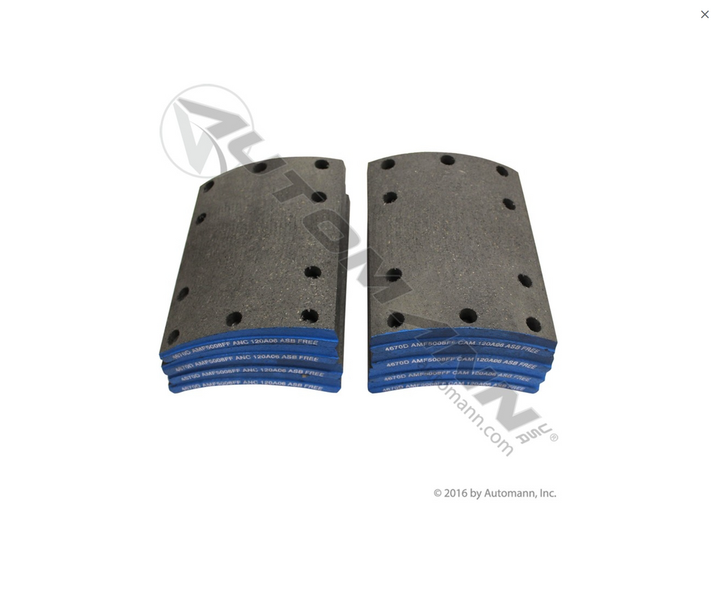 140.4670.50- Brake Lining - Nick's Truck Parts