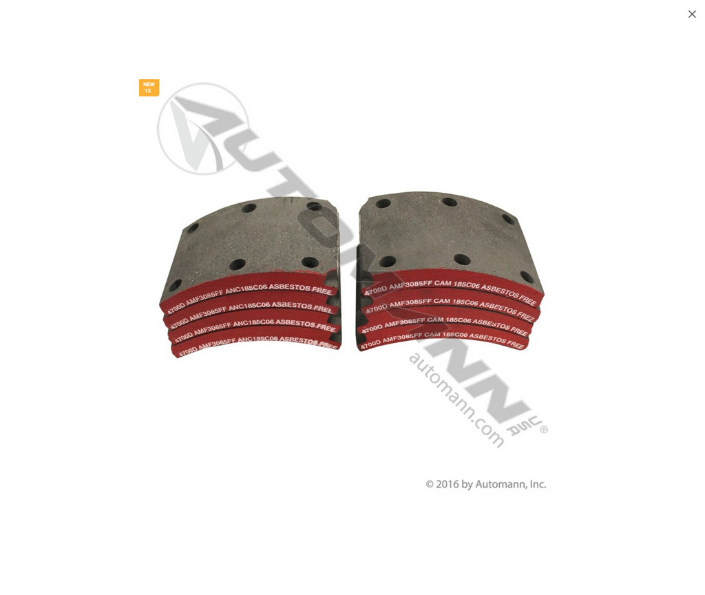 140.4700.30 - Brake Lining - Nick's Truck Parts