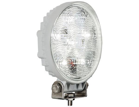 1493215 -Buyers 4.5 Inch Clear LED Flood Light With Black Housing - Nick's Truck Parts