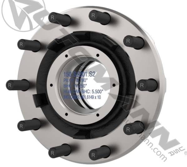 150.S1201.S2-Steer Hub Assembly, (product_type), (product_vendor) - Nick's Truck Parts