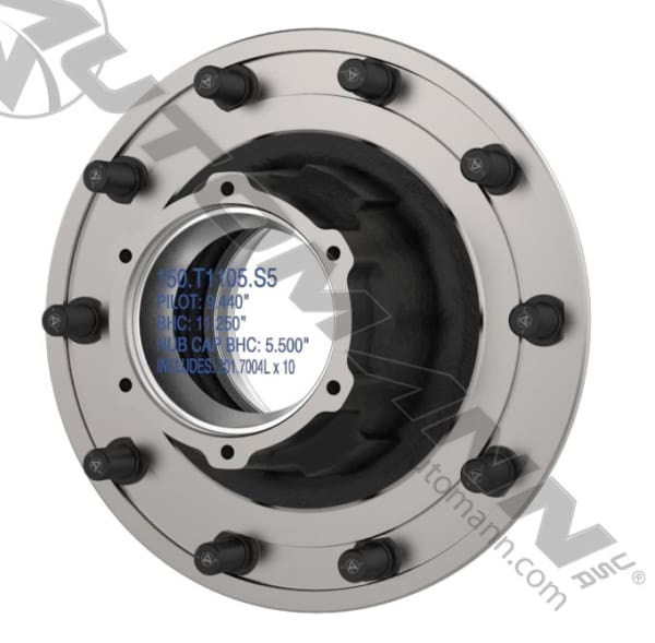 150.T1105.S5-Inboard Mount Hub Assy, (product_type), (product_vendor) - Nick's Truck Parts