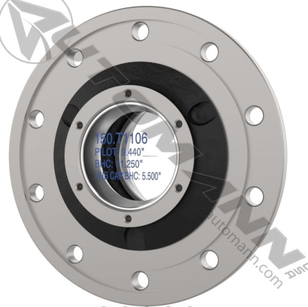 150.T1106-Trailer Hub, (product_type), (product_vendor) - Nick's Truck Parts