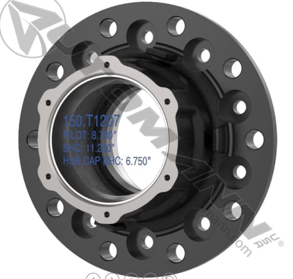 150.T1207-Outboard Mount Wheel Hub, (product_type), (product_vendor) - Nick's Truck Parts