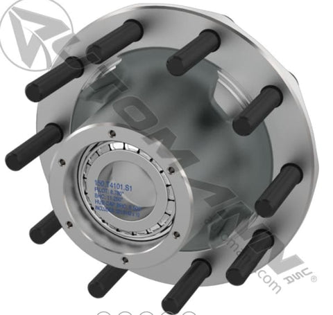 150.T4101.S1-Wheel Hub Assy Preset Aluminum, (product_type), (product_vendor) - Nick's Truck Parts