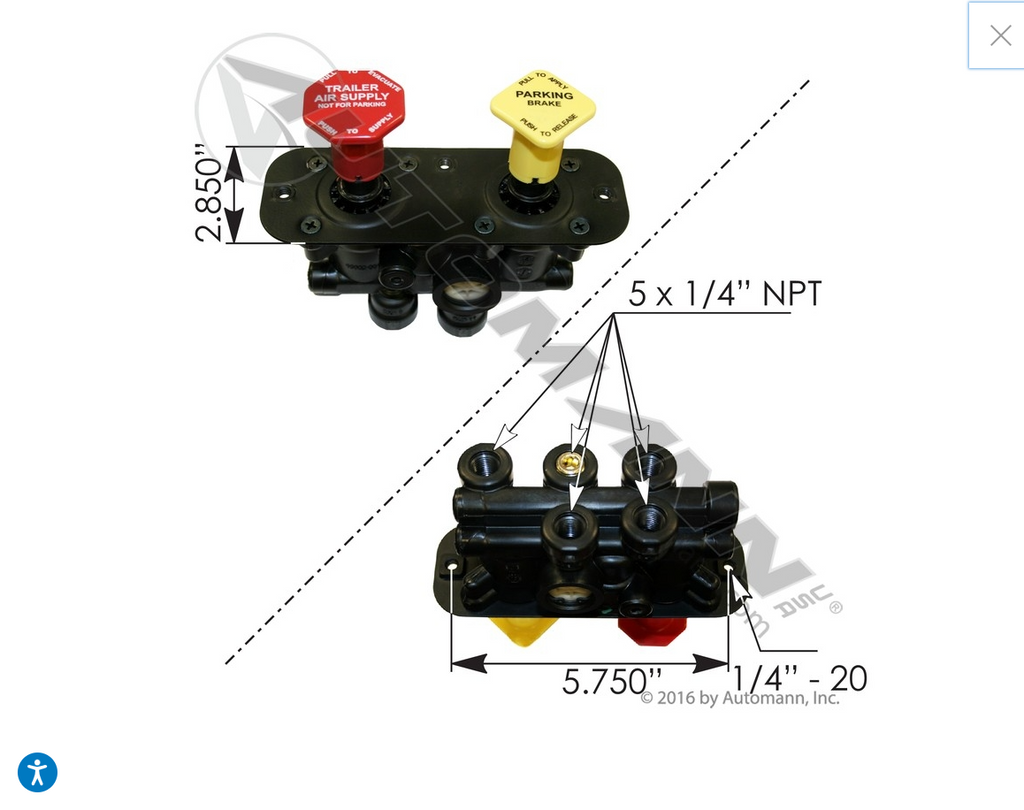 170.800521 - MV3 Type Dash Control Module - Nick's Truck Parts