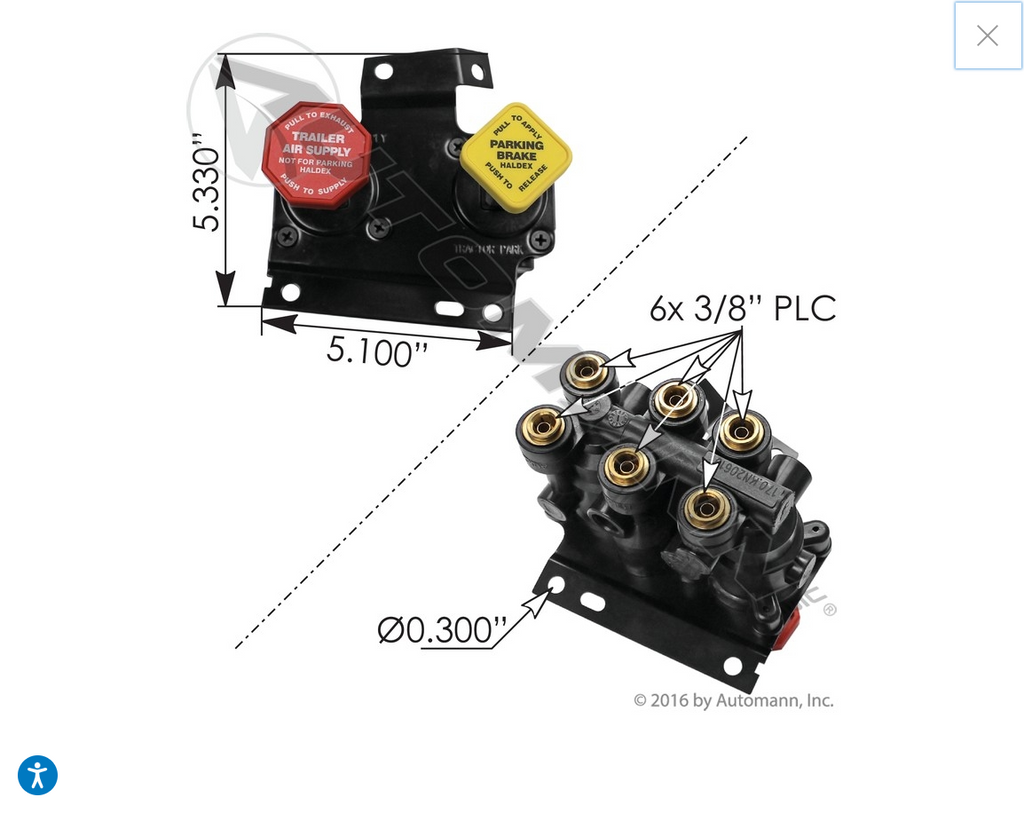 170.HXKN20619 - Original Equipment Haldex Manifold Dash Control Module - Nick's Truck Parts