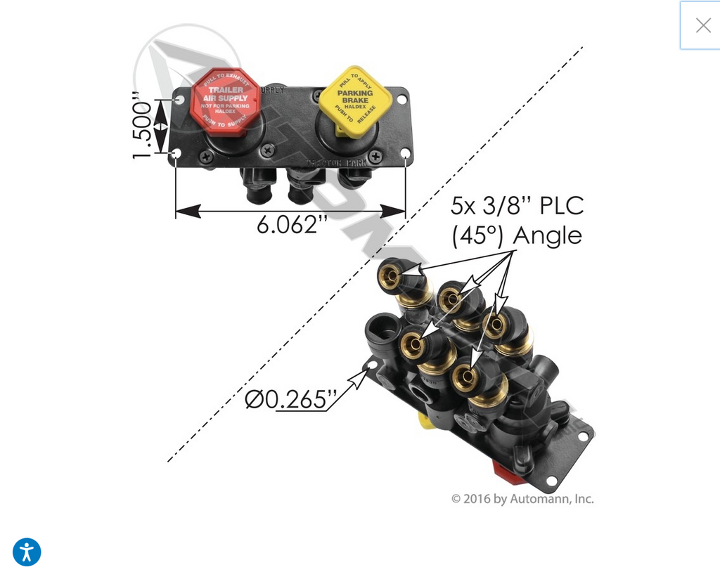 170.HXKN20621 - Original Equipment Haldex Manifold Dash Control Module - Nick's Truck Parts