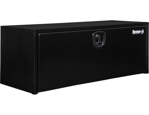 Buyers - 1702311 18x18x48 Inch Black Steel Underbody Truck Box With Built-In Shelf - 3-Point Latch - Nick's Truck Parts