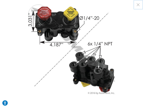 170HXKN20611 - Original Equipment Haldex Manifold Dash Control Module - Nick's Truck Parts