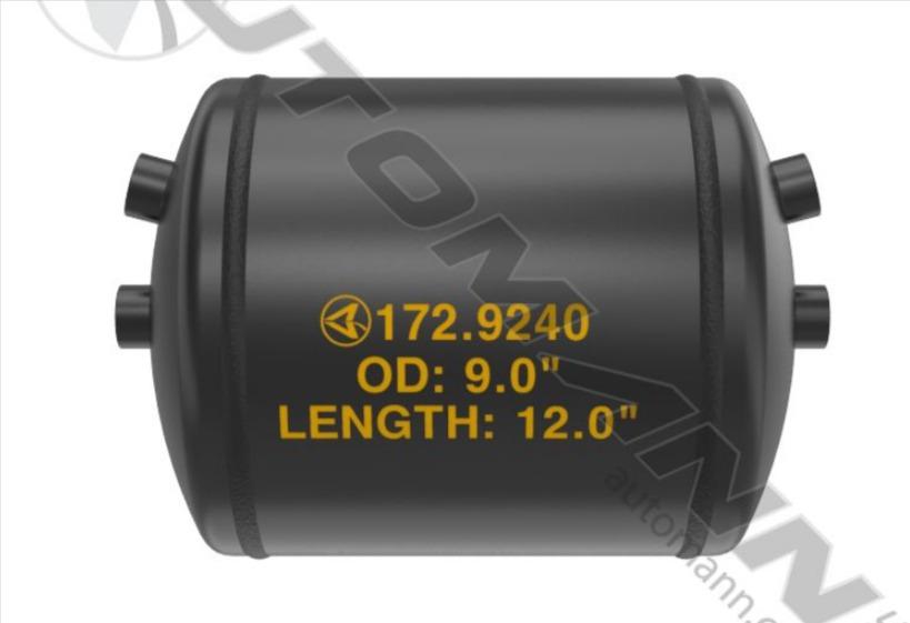 172.9240-  Air Tank Freightliner - Nick's Truck Parts