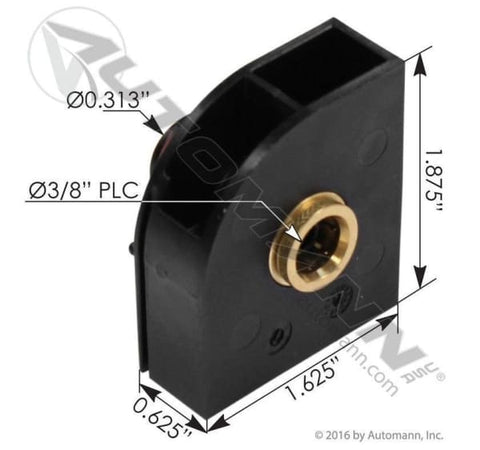 173.1111-Air Solenoid Accessory Pack End Plate LH, (product_type), (product_vendor) - Nick's Truck Parts