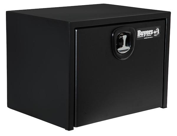 1732500- 18x18x24 Inch Textured Matte Black Steel Underbody Truck Box With 3-Point Latch - Nick's Truck Parts