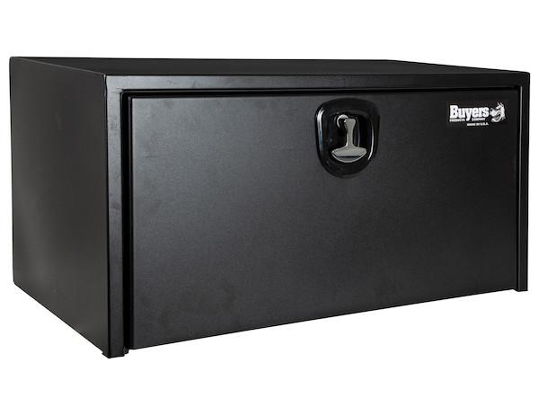 1732505- 18x18x36 Inch Textured Matte Black Steel Underbody Truck Box With 3-Point Latch - Nicks Truck Parts