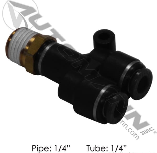 177.116144-PLC Male Branch Y 1/4 in X 1/4 in, (product_type), (product_vendor) - Nick's Truck Parts