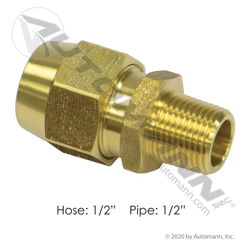 177.16928D- Hose Coupling 1/2IN x 1/2NPT - Nick's Truck Parts