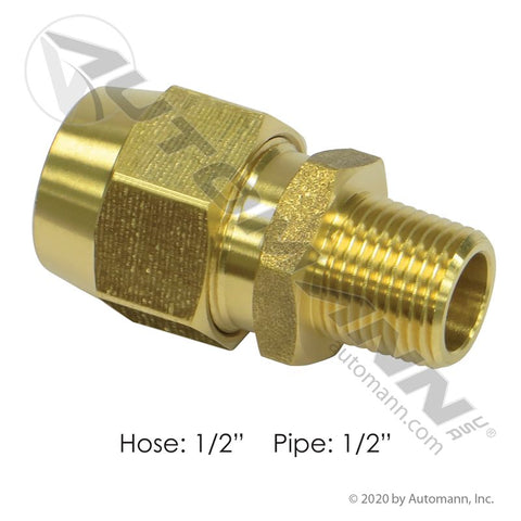177.16928D- Hose Coupling 1/2IN x 1/2NPT - Nick's Truck Parts