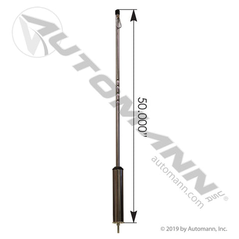 177.3027- Pogo Stick Chrome 50in - Nick's Truck Parts