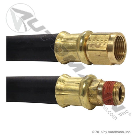 177.7065- Air Hose Assy 1/2in 3/8in Pipe X 1/2 SAE - Nick's Truck Parts