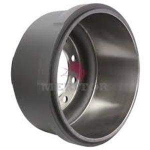 Dayton HD8 brake drum with 16.5-inch diameter, 7-inch width, and 9.5-inch pilot for heavy-duty trucks.